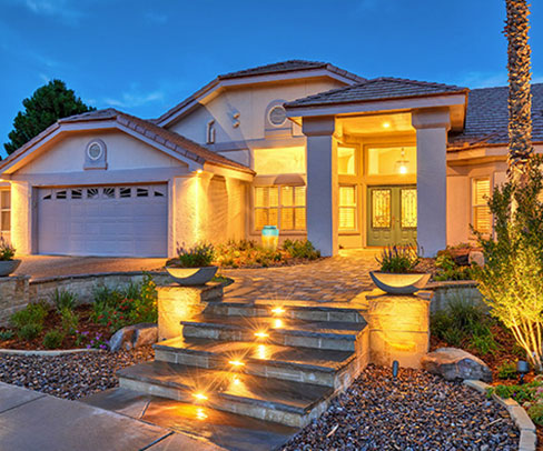 GO Designs can help you add drama to a beautiful landscape with out expert lighting techniques..